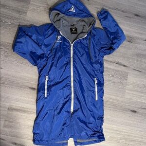 Athletica Blue Hooded Windbreaker